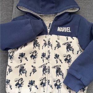 Marvel Navy and Cream Superhero Jacket